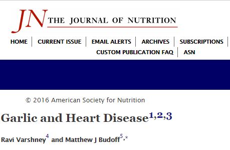 Garlic and Heart Disease