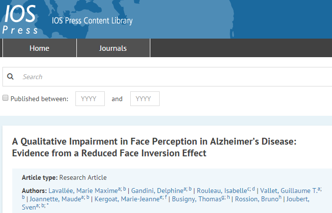 болезнь Альцгеймера, Journal of Alzheimer's Disease