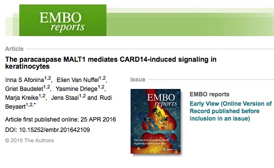 EMBO Reports, псориаз