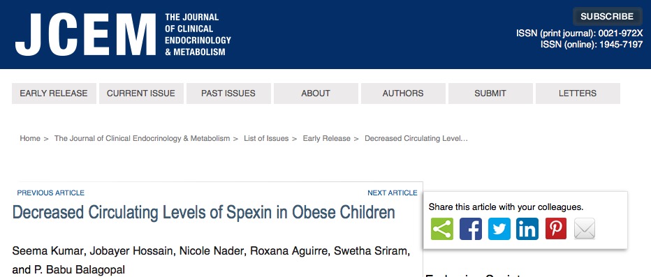 ожирение, подростки, Journal of Clinical Endocrinology & Metabolism