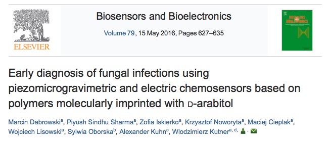 грибковые инфекции, Biosensors and Bioelectronics