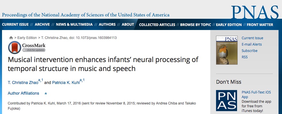 музыка, речь, PNAS