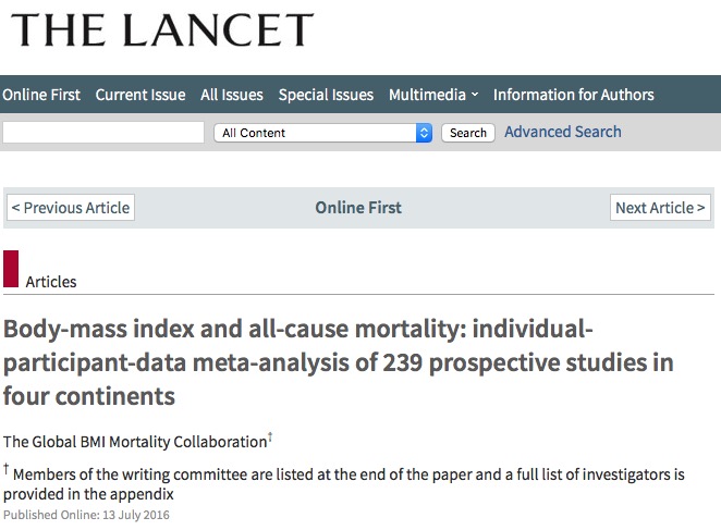 ожирение, The Lancet