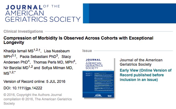 старение, Journal of the American Geriatrics Society